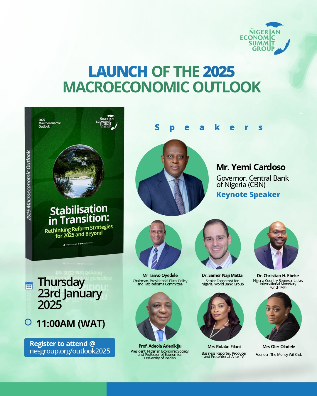 Invitation to the Launch of the NESG 2025 Macroeconomic Outlook Report